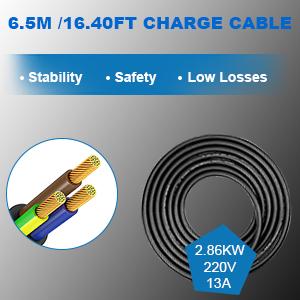 10A UK 3 PIN Plug To Type 1/ Type 2 EV Charging Station Wallbox Portable For EV / PHEV 8