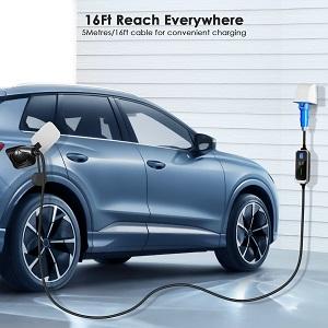 Mobile 16A 32A Single Phase EV Charger Type 2 Type 1 GBT EVSE Charging Station 7