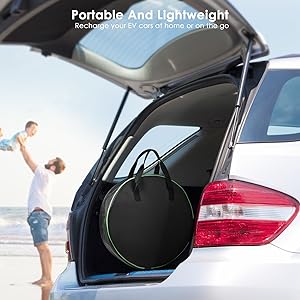 Mobile 16A 32A Single Phase EV Charger Type 2 Type 1 GBT EVSE Charging Station 8