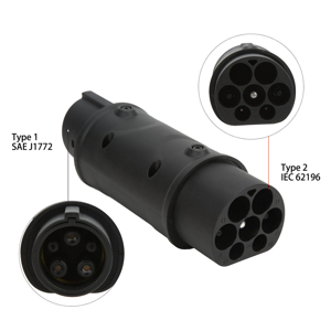 Type 2 To Type 1 EV Charger Adapter ICE 62196 Plug to J1772 Charging Adapter​ 16A/32A 230V Car Charger Converter Electri 3