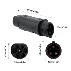 Type 2 To Type 1 EV Charger Adapter ICE 62196 Plug to J1772 Charging Adapter​ 16A/32A 230V Car Charger Converter Electri 4