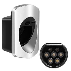 Type 2 Charging Cable Holder Heavy Duty Material Electric Car Wall Mount Connector Charging Cable Holder Organizer 2