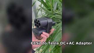 CCS2 to Tesla EV Charging Adapter DC Fast Charger Converter for Electric Car