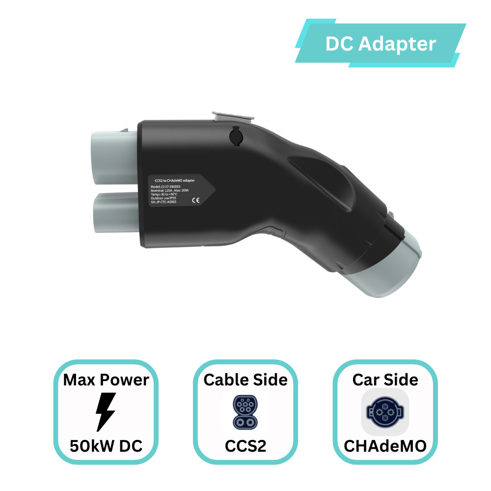 250A CCS2 To CHAdeMO Adapter DC Fast EV Charging Adapter Combo 2 To ...
